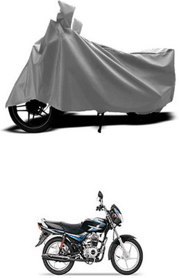 Coverit Two Wheeler Cover for Bajaj(Grey)
