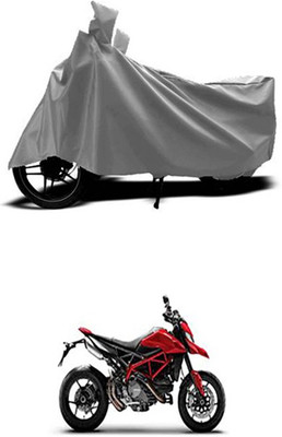 Wadhwa Creations Two Wheeler Cover for Ducati(Hypermotard, Grey)