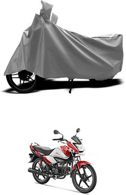 Coverit Two Wheeler Cover for Hero(Splendor I Smart, Grey)