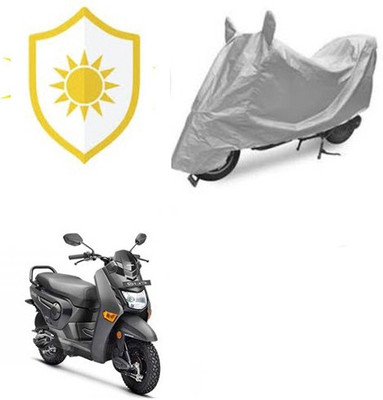 RPSENTTERPR Waterproof Two Wheeler Cover for Honda(Cliq, Silver)