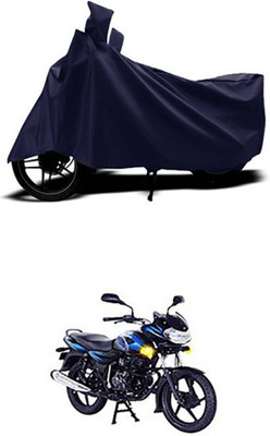 Wadhwa Creations Two Wheeler Cover for Bajaj(Discover 125 DTS-i, Blue)