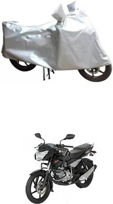 Wadhwa Creations Two Wheeler Cover for Bajaj(Pulsar 135 LS DTS-i, Silver)