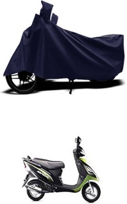 Wadhwa Creations Two Wheeler Cover for TVS(Scooty Streak, Blue)