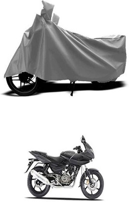 Coverit Two Wheeler Cover for Bajaj(Pulsar 220 DTS-i, Grey)
