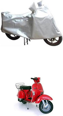 Coverit Two Wheeler Cover for LML(Silver)