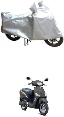 Coverit Two Wheeler Cover for Hero(Electric Optima, Silver)