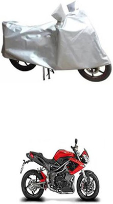 Coverit Two Wheeler Cover for DSK Benelli(TNT R, Silver)