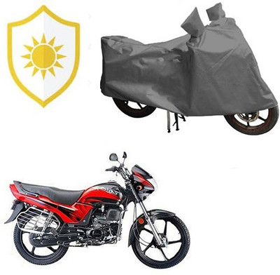 RPSENTTERPR Waterproof Two Wheeler Cover for Honda(Passion Plus, Grey)
