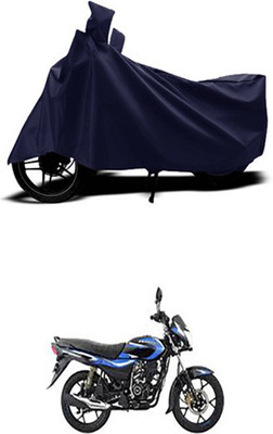 Coverit Two Wheeler Cover for Bajaj(Platina 100 DTS-i, Blue)