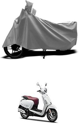 Coverit Two Wheeler Cover for Bajaj(Grey)
