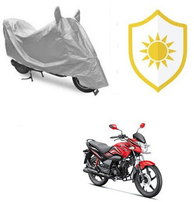 RPSENTTERPR Waterproof Two Wheeler Cover for Hero(Passion Xpro, Silver)