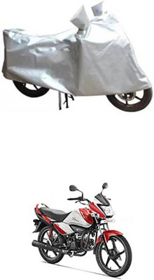 Wadhwa Creations Two Wheeler Cover for Hero(Splendor I Smart, Silver)