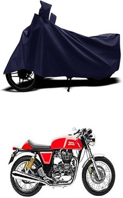 Coverit Two Wheeler Cover for Royal Enfield(Continental GT, Blue)