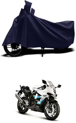 Wadhwa Creations Two Wheeler Cover for Hyosung(GT250R, Blue)