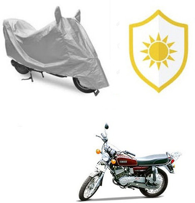 RPSENTTERPR Waterproof Two Wheeler Cover for Yamaha(RX 100, Silver)