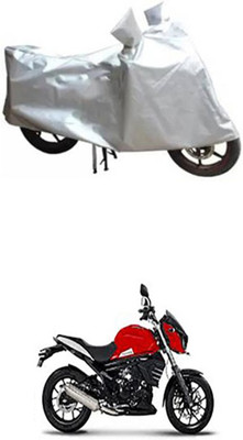 Coverit Two Wheeler Cover for Mahindra(Silver)