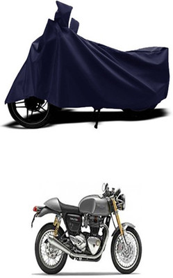 Wadhwa Creations Two Wheeler Cover for Triumph(Blue)