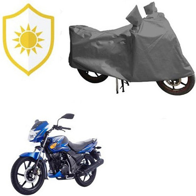 RPSENTTERPR Waterproof Two Wheeler Cover for TVS(Flame SR125, Grey)