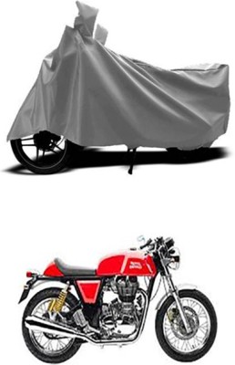 Coverit Two Wheeler Cover for Royal Enfield(Continental GT, Grey)