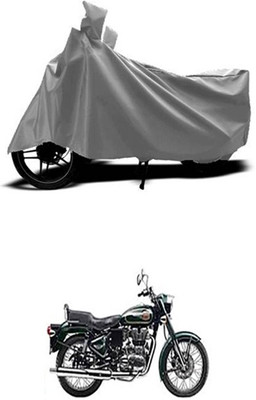 Coverit Two Wheeler Cover for Royal Enfield(Grey)