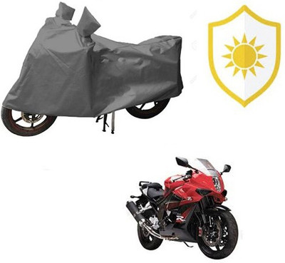 RPSENTTERPR Waterproof Two Wheeler Cover for Hyosung(GT650R, Grey)