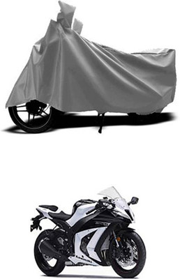 Coverit Two Wheeler Cover for Kawasaki(Grey)