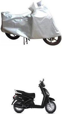 Wadhwa Creations Two Wheeler Cover for Mahindra(Silver)