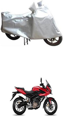 Wadhwa Creations Two Wheeler Cover for Bajaj(Pulsar AS 150, Silver)