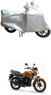 Wadhwa Creations Two Wheeler Cover for Suzuki(Sling, Silver)
