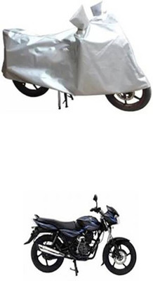 Coverit Two Wheeler Cover for Bajaj(Discover 100 DTS-i, Silver)