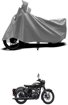 Coverit Two Wheeler Cover for Royal Enfield(Grey)