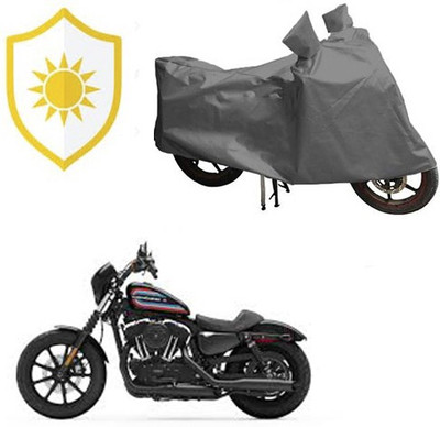 RPSENTTERPR Waterproof Two Wheeler Cover for Harley Davidson(XL 1200, Grey)