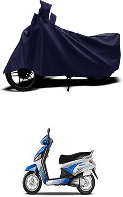 Wadhwa Creations Two Wheeler Cover for Mahindra(Blue)