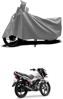 Coverit Two Wheeler Cover for TVS(Victor New, Grey)