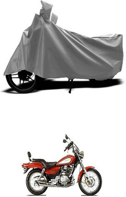 Coverit Two Wheeler Cover for Bajaj(Grey)