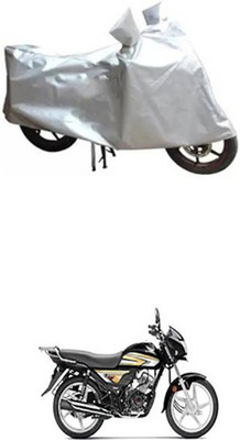 Coverit Two Wheeler Cover for Hero(CD 110 Dream, Silver)