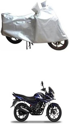 Wadhwa Creations Two Wheeler Cover for Bajaj(Pulsar 150, Silver)