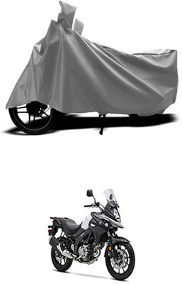 Coverit Two Wheeler Cover for Suzuki(Grey)