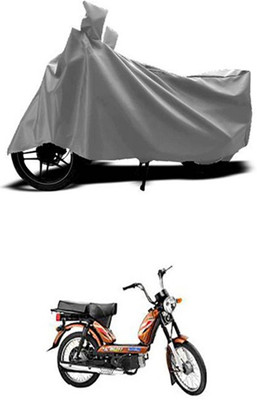 Wadhwa Creations Two Wheeler Cover for TVS(Grey)