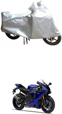 Wadhwa Creations Two Wheeler Cover for Yamaha(YZF R1, Silver)