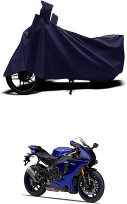 Wadhwa Creations Two Wheeler Cover for Yamaha(YZF R1, Blue)