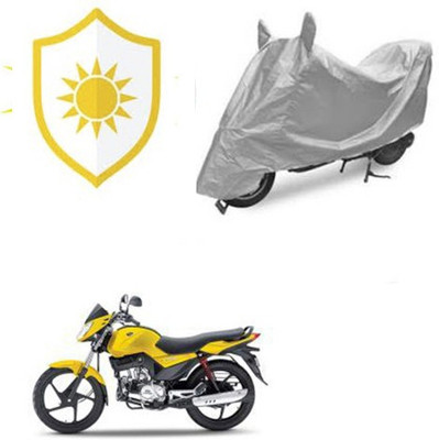 RPSENTTERPR Waterproof Two Wheeler Cover for Mahindra(Stallio, Silver)