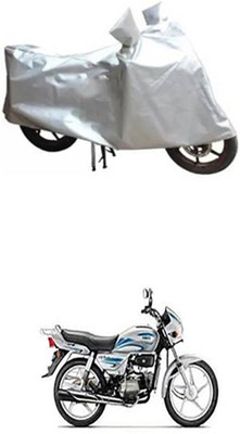 Coverit Two Wheeler Cover for Hero(Splendor Plus, Silver)
