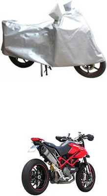 Wadhwa Creations Two Wheeler Cover for Ducati(Silver)