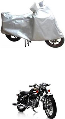Coverit Two Wheeler Cover for Royal Enfield(Silver)