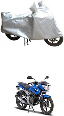 Coverit Two Wheeler Cover for Bajaj(XCD 125cc, Silver)
