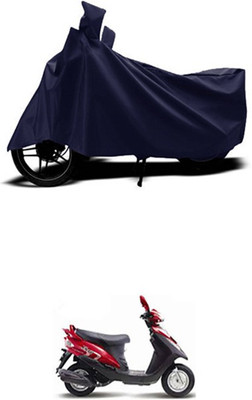 Wadhwa Creations Two Wheeler Cover for Mahindra(Flyte, Blue)