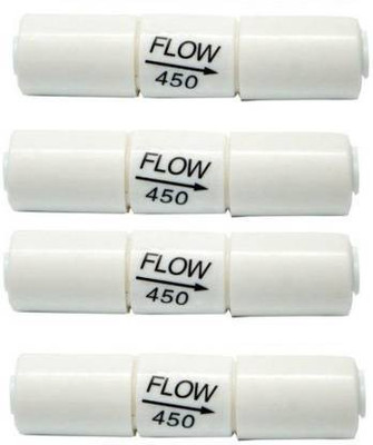 MG WATER SOLUTION RO Flow Restrictor FR 450 ML (4 Pc) Solid Filter Cartridge(0.4, Pack of 4)