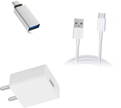 DAKRON Wall Charger Accessory Combo for Vivo V20 SE(White)