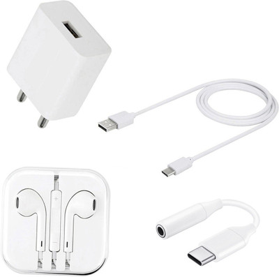 SARVIN Wall Charger Accessory Combo for Vivo V20(White)
